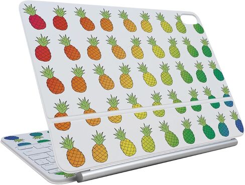 جلد ألياف الكربون متوافق مع لوحة مفاتيح Apple Magic لـ iPad Air 11 بوصة (M3) 2025 - The Scream - Premium 3M Vinyl Detrection Wrap Cover - يسهل تطبيقه | مصنوع في الولايات المتحدة الأمريكية من قبل Mayyskins in Kuwait