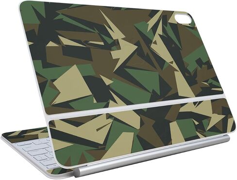 جلد ألياف الكربون متوافق مع لوحة مفاتيح Apple Magic لـ iPad Air 11 بوصة (M3) 2025 - The Scream - Premium 3M Vinyl Detrection Wrap Cover - يسهل تطبيقه | مصنوع في الولايات المتحدة الأمريكية من قبل Mayyskins in Kuwait
