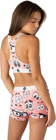 PSD Women's Sb Neon Check Boy Shorts, Multi, XS in Saudi Arabia