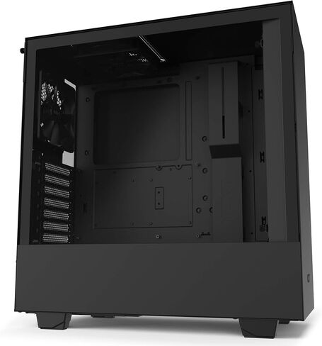 NZXT H510 - حالة ألعاب PC متوسطة الأبرار المدمجة ATX - منفذ I/O USB Type -C - لوحة جانبية زجاجية مقسمة - نظام إدارة الكابلات - تبريد الماء جاهزًا - بناء الصلب - أبيض/أسود in Kuwait