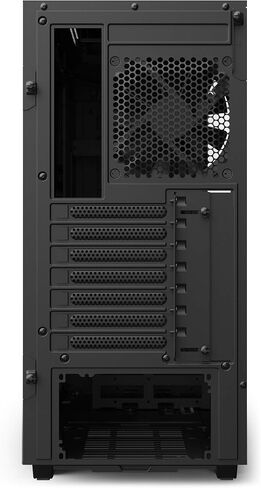 NZXT H510 - حالة ألعاب PC متوسطة الأبرار المدمجة ATX - منفذ I/O USB Type -C - لوحة جانبية زجاجية مقسمة - نظام إدارة الكابلات - تبريد الماء جاهزًا - بناء الصلب - أبيض/أسود in Kuwait