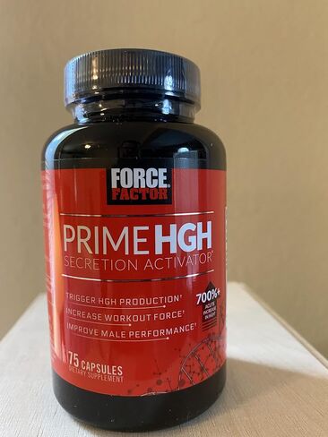 FORCE FACTOR Prime HGH Secretion Activator Supplement for Men with L-Arginine and L-Glutamine to Trigger HGH Production, Boost Workout Force, and Improve Athletic Performance, 150 Capsules in Saudi Arabia