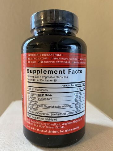 FORCE FACTOR Prime HGH Secretion Activator Supplement for Men with L-Arginine and L-Glutamine to Trigger HGH Production, Boost Workout Force, and Improve Athletic Performance, 150 Capsules in Saudi Arabia