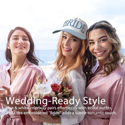 Bride Trucker Hat Bridal Headwear Bachelorette Party Favors Something Beige Bridal Shower Decorations Wedding in Kuwait
