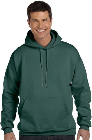 Hanes Men's Ultimate Cotton Heavyweight Pullover Hoodie Sweatshirt, Deep Forest, X-Large in Saudi Arabia