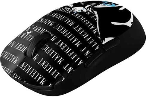 Skinit Decal بشرة أخرى متوافقة مع G Pro Wireless Gaming Mouse - Disney Villains Maleficent بالأبيض والأسود مرخصة in Kuwait