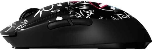 Skinit Decal بشرة أخرى متوافقة مع G Pro Wireless Gaming Mouse - Disney Villains Maleficent بالأبيض والأسود مرخصة in Kuwait