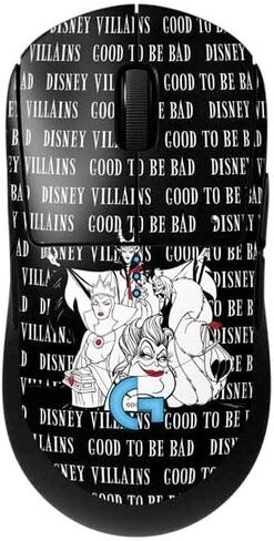 Skinit Decal بشرة أخرى متوافقة مع G Pro Wireless Gaming Mouse - Disney Villains Maleficent بالأبيض والأسود مرخصة in Kuwait
