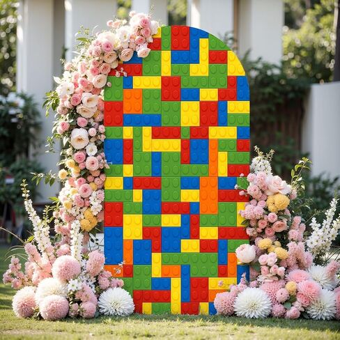7.2FT Arch Backdrop Cover Seamless Plastic Parts Wedding Arch Cover Spandex Fitted Stretchy Backdrop Stand Covers for Wedding Birthday Party Decoration in Saudi Arabia