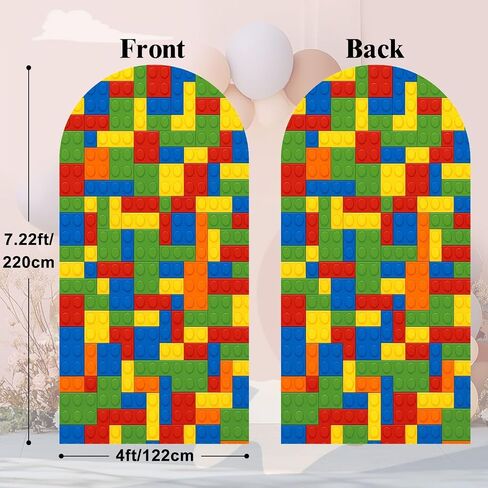 7.2FT Arch Backdrop Cover Seamless Plastic Parts Wedding Arch Cover Spandex Fitted Stretchy Backdrop Stand Covers for Wedding Birthday Party Decoration in Saudi Arabia