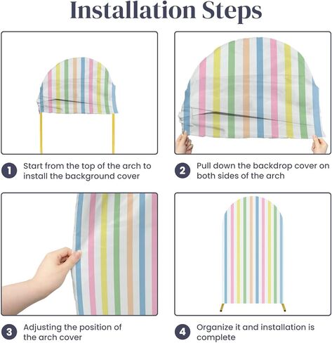 7.2 قدم غطاء الخلفية القوس بسلاسة سلس الأجزاء البلاستيكية غطاء قوس الزفاف دندا تركيب أغطية الوقوف الخلفية الممتدة in Kuwait