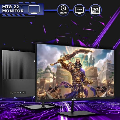 TechMagnet Gaming Desktop PC ، Intel I7 6th Gen ، Zeus Pro 6 ، GT 1030 ، 8GB RAM ARGB ، 1TB SSD + 4TB HDD ، 27 بوصة 165Hz Gaming Monitor ، Wi-Fi | محول Bluetooth ، كاميرا ويب ، مجموعة RGB ، Windows 11 Pro (متجدد) in Kuwait