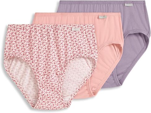 ملابس داخلية نسائية من Jockey Elance Hipster - 3 قطع، Blue Stardust/Boardwalk Stripe/Marina Blue، 6 in Saudi Arabia