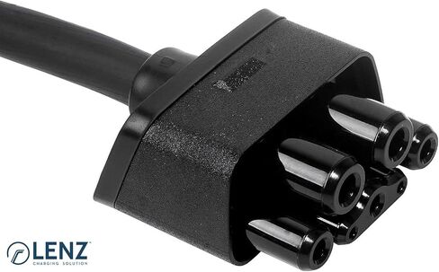 LENZ NEMA 06-20 Adapter for Tesla Gen 2 Mobile Portable Charger, Connect Tesla Mobile Charger to NEMA 06-20 240V Outlet at 16 Amp (06-20 Length 15.5") in Saudi Arabia