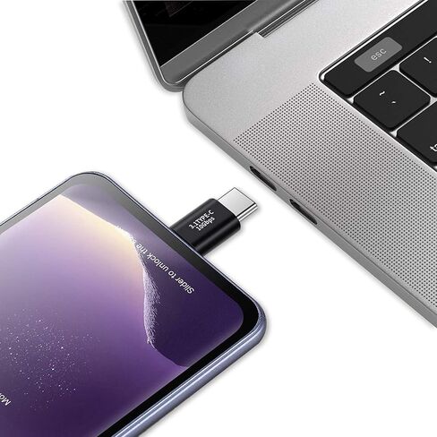 jorindo (ذكر إلى الذكور -2pcs USB C ذكر إلى محول الذكور ， دعم معدل 10 جيجابايت في الثانية ، صوتية وفيديو ، محول الشحن السريع ， c -c -type clop double ， الهاتف المحمول المحمول للهاتف المحمول USB 3.1 شحن المحول in Kuwait