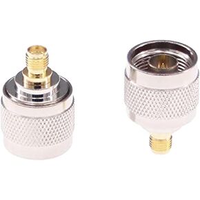 2pcs N Male to SMA Female RF Coax Adapter N to SMA Coaxial Connector(F41-2)