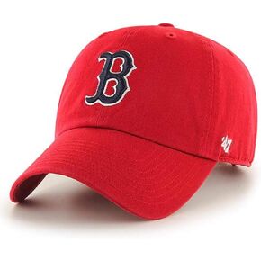 '47 MLB Alternate Clean Up Adjustable Hat, Adult (Boston Red Sox Red)