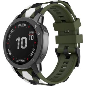 OVERSTEP متوافق مع سوار ساعة Fenix ​​5، حزام سريع التركيب 22 مم لساعة Garmin Fenix ​​5 Plus/Fenix ​​6/Fenix ​​6 Pro/Fenix ​​7/Forerunner 935/Forerunner 945/Quatix 5 الذكية