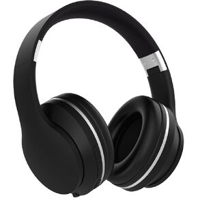 Bluetooth Kids Headphones,Wireless Kids Headphones Over Ear with Microphones,Stereo Sound,10H Playtime, Foldable&Adjustable Children Headphones,Bluetooth Headset for Adults,School (Black)