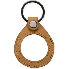 Genuine Leather 34mm AA Medallion Keychain Holder - Recovery Chip/Coin/Token Holder