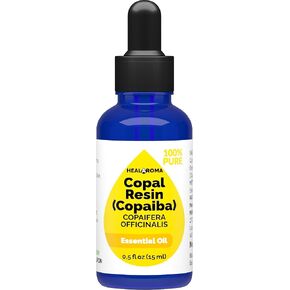 Copaiba - Copal Resin Essential Oil 15 ml - 0.5 oz - Pure & Natural - with Pipette Dropper in Saudi Arabia