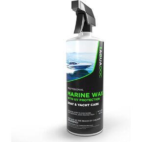 AquaDoc Marine Polish Boat Wax - Premium Marine Wax For Boats - UV Protection For Boats - High Gloss Polish - Helps With Oxidation And Weather - Boat Polish And Wax - A Perfect Boat Protectant