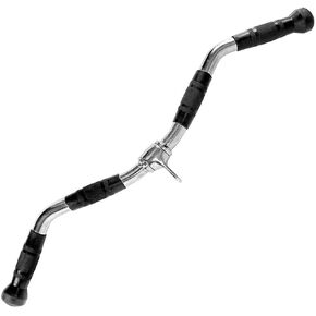 FITNESS MANIAC Home Gym Cable Attachment Handle Machine Exercise Chrome PressDown Strength Training Home Gym Attachments