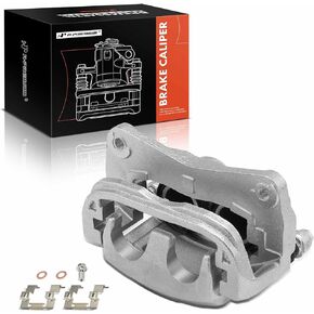A-Premium Disc Brake Caliper Assembly with Bracket Compatible with Select Saab and Subaru Models - Impreza, Baja, Crosstrek, Forester, Legacy, Outback, WRX, XV Crosstrek, 9-2X - Front Left Driver Side