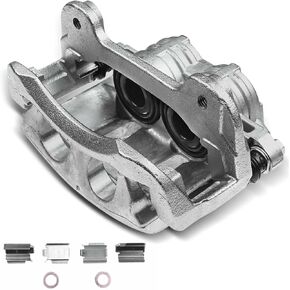 A-Premium Disc Brake Caliper Assembly with Bracket Compatible with Select Ford Models - For Mustang 2011 2012 2013 2014 - Front Left Driver Side