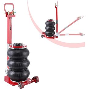 GARVEE Air Jack, 3 Ton/6600 lbs Floor Jack with Long Handle, Air Bag Jack Lift Up to 406 mm/16 Inches, 3-5s Lifting Pneumatic Jack for Car Repair