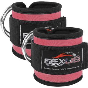 Ankle Strap for Cable Machine-Professional Cable kickback Ankle Gym Cuffs for Legs, Abs Glute Workouts, Leg Extensions,Curls, Booty Hip-Double D-Ring Padded Strap for Men Women
