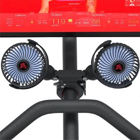 مروحة مزدوجة متوافقة مع Peloton Bike & Bike Plus & Tread، متوافقة مع دراجة Myx، ملحقات لصالة الألعاب الرياضية المنزلية in Kuwait