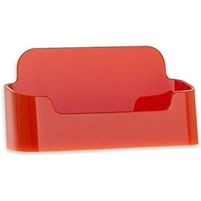 Source One 10 pack Premium Clear Business Card Holders Stands