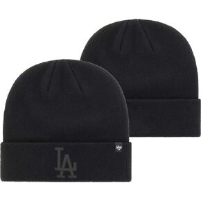 '47 MLB Unisex-Adult Primary Logo Cuffed Knit Primary Logo Team Color Beanie Hat Cold Weather Hat, One Size