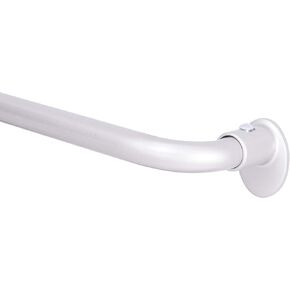 Sun Zero SN79232 Blackout Room Darkening Wrap Around Curtain Rod, 28-48" Adjustable Length, Silver Finish, 5/8" Diameter Steel Tube