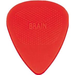 D'Andrea Snarling Dog Brain Nylon Guitar Picks 72 Pack Refill (Red, 0.73mm)