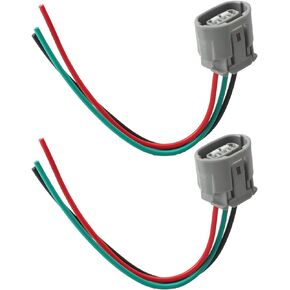 AUTOKAY 3 Wires Alternator Regulator Harness for Infiniti EX35 G35 for Nissan 350Z Maxima Rogue for Saab for Suzuki for Audi A8 Alternator Pigtail Connector Plug Harness, 2 Pcs