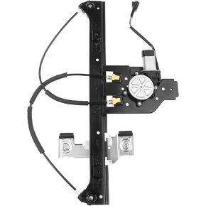A-Premium Electric Power Window Regulator with 2-Pin Motor Compatible with Chevrolet Trailblazer EXT GMC Envoy XL 2002-2006 Isuzu Ascender 2003-2005 7 Passenger Seating Rear Left Driver Side