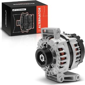 A-Premium Alternator Compatible with Chevrolet Malibu 2008-2012 2.4L, Cobalt 2008-2010 & Pontiac G5 2008-2010 & Saturn Aura 2008-2009, Sky 2008-2008, Vue 2008-2010, 12V 125A 7-Groove Pulley Clockwise