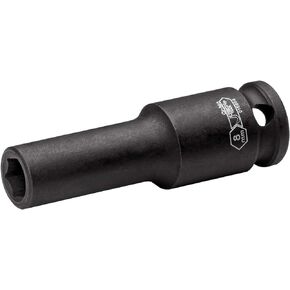 Jetech 3/8-Inch Drive 8mm Deep Impact Socket with 6-Point Design, Heat-Treated Chrome Molybdenum Alloy Steel, Metric