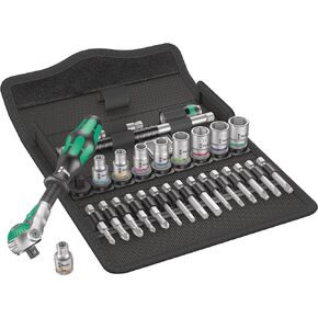 Ratchet Set, 28, 1/4 in, SAE