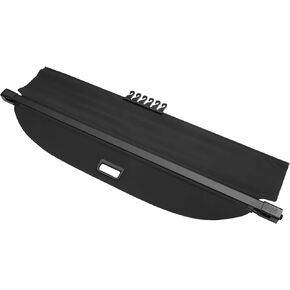X AUTOHAUX Retractable Cargo Cover for Ford Edge 2015-2022 Waterproof Non Slip SUV Rear Trunk Shielding Shade Black