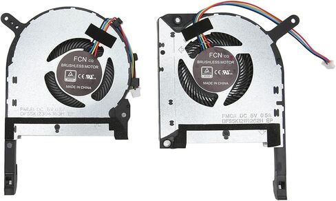 Gugxiom 4 Pin CPU GPU مروحة تبريد، تبديد جيد للحرارة، مروحة تبريد للكمبيوتر المحمول Asus TUF Gaming FX505DU لـ FX505DY لـ FX505DD in Kuwait