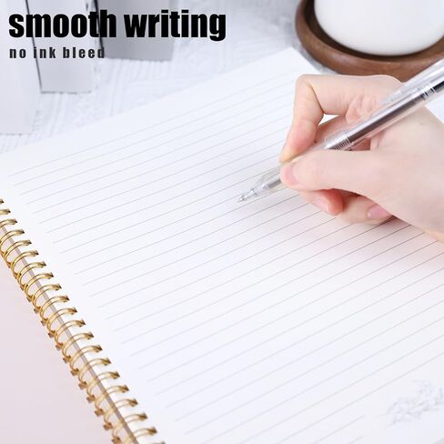 Koogel Aesthetic Spiral Notebook,Cute Spiral Journal Notebook for Women,10.5" x 8.5" with 160 Pages for Gift Office School Supplies,Green in Saudi Arabia