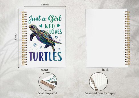 Vintage Watercolor Ocean Seahorse Teal Blue Mediterranean Style Lined Spiral Journal Notebook 8.3×5.5 Inches Hardcover College Ruled Notebook Journal for Work Note Taking Journaling in Saudi Arabia
