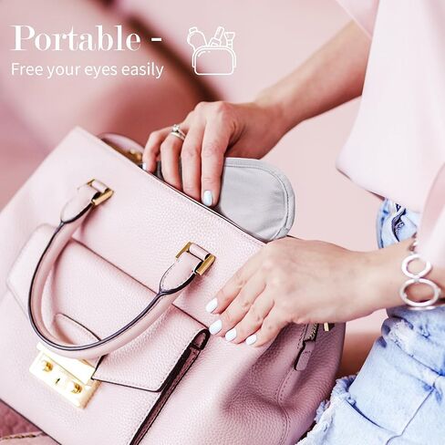 قناع العين بالضغط بالميكروويف، عبوتان، وسادة عين متعددة الأغراض للتدفئة الباردة والساخنة مع بذور الكتان - وسادة عين متعددة الاستخدامات لتخفيف جفاف العين وتعزيز النوم والراحة للصداع النصفي، للجنسين (أسود + رمادي) in Kuwait