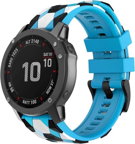 OVERSTEP متوافق مع سوار ساعة Fenix ​​5، حزام سريع التركيب 22 مم لساعة Garmin Fenix ​​5 Plus/Fenix ​​6/Fenix ​​6 Pro/Fenix ​​7/Forerunner 935/Forerunner 945/Quatix 5 الذكية in Kuwait