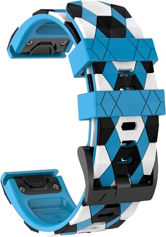 OVERSTEP متوافق مع سوار ساعة Fenix ​​5، حزام سريع التركيب 22 مم لساعة Garmin Fenix ​​5 Plus/Fenix ​​6/Fenix ​​6 Pro/Fenix ​​7/Forerunner 935/Forerunner 945/Quatix 5 الذكية in Kuwait