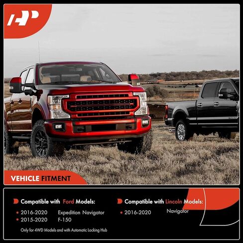 قطعتان من A-Premium 4WD مجموعة وصلة محور المحرك الأوتوماتيكية متوافقة مع Ford F-150 F150 2015-2020، Expedition 2016-2020 وLincoln Navigator 2016-2020، السائق الأمامي وجانب الراكب in Kuwait
