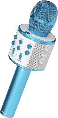 5 CORE Bluetooth Wireless Karaoke Microphone All-in-One Premium Handheld Karaoke Mic Speaker Recorder Player w/Adjustable Remix FM Radio Great Gifts for Girls Boys Adults All Age Golden WM SPK GLD in Saudi Arabia